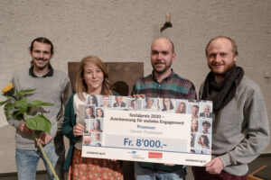 1. Preis Sozialpreis 2020: Prozessor (Verein Prozessor, Aarau)