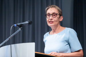 Grossratspräsidentin Elisabeth Burgener (Sozialpreis 2022 der Aargauer Landeskirchen und benevol Aargau)
